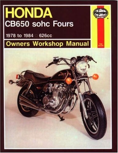 预订 Honda CB650 sohc Fours (78 - 84) Haynes Repair Manual