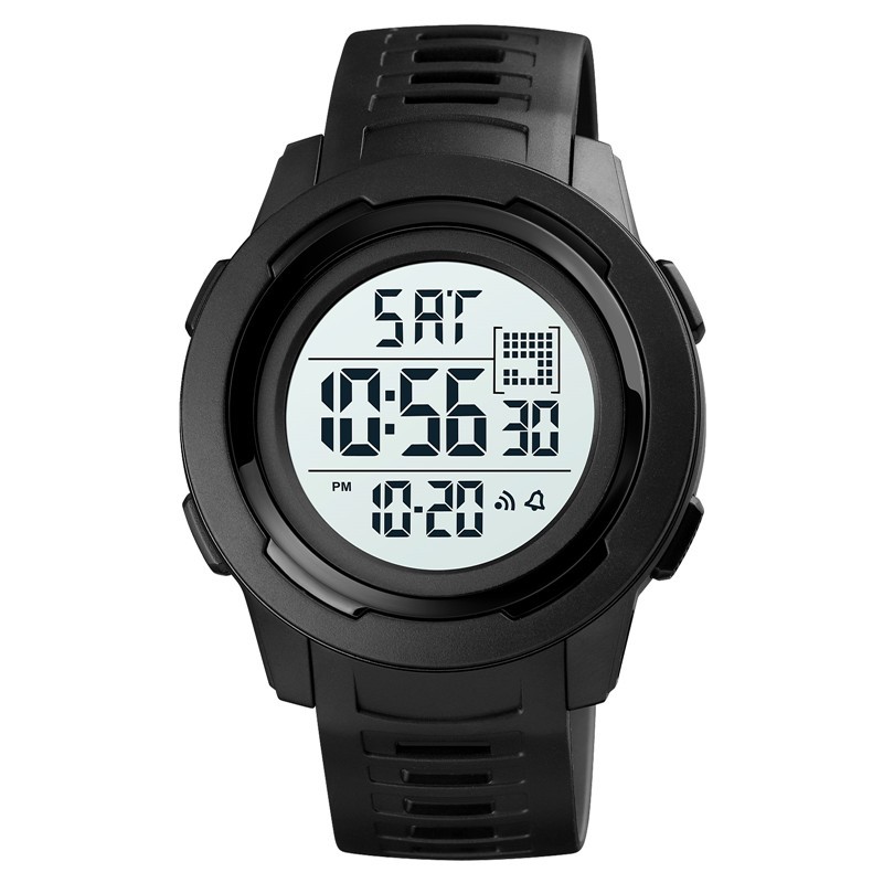 时刻美skmei时尚多功能户外运动双时间数字电子表潮流男士初高中学生