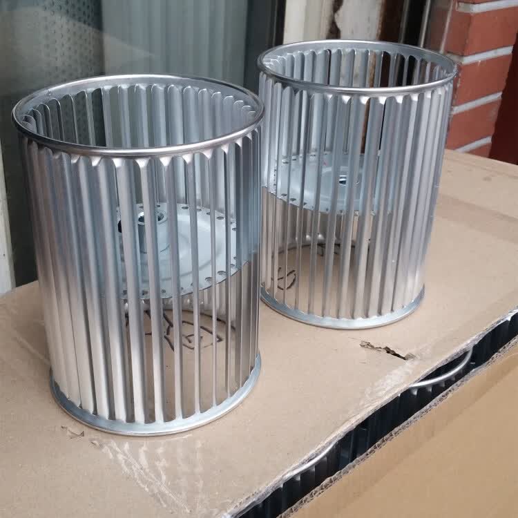 风机盘管叶轮中央空调风轮金属叶轮蜗壳 长度16cm,直径14.5cm,轴12mm