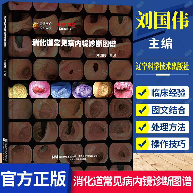 正版 消化道常见病内镜诊断图谱 胃肠诊断图谱食管溃疡早期胃癌鉴别诊断书籍消化病学实用内科学胃肠镜