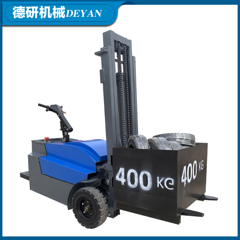 电动叉车1吨小型站驾式液压库房搬运车新能源全电动无腿升降堆高 500