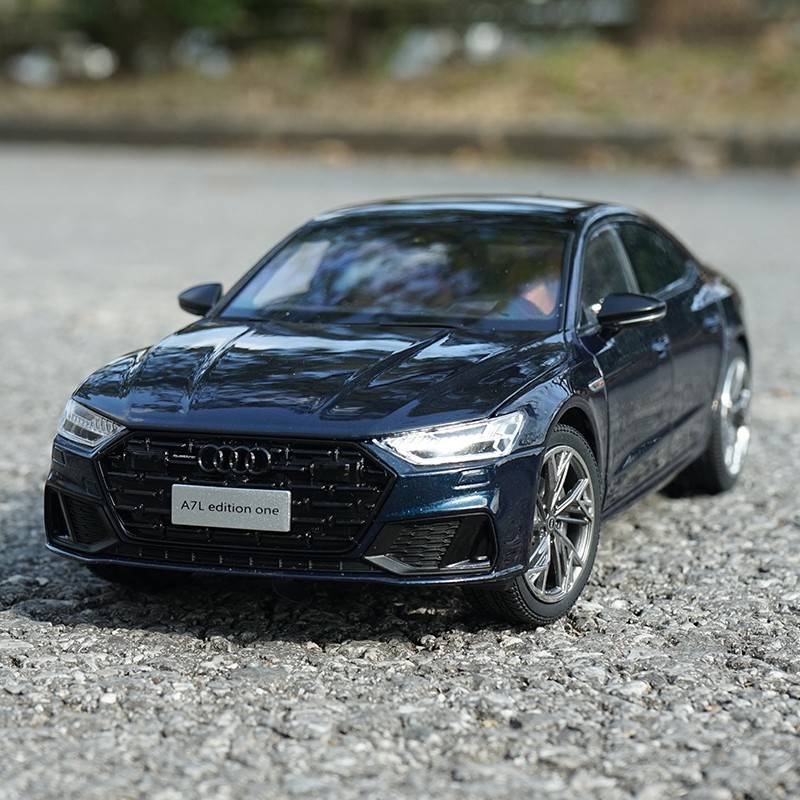 雨萱汽文 原厂上汽奥迪a7l audi a7l1:18合金仿真汽车模型收藏摆件