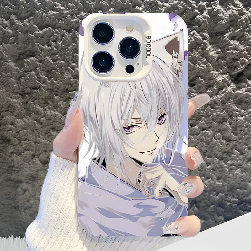 品陌真我gt7 pro 竞速版手机壳保护套 真我GTNEO6二次元真我GT6/GTNEO5初音未来真我GTNEO6SE动漫防摔 银白-A02巴卫 真我GT7 Pro竞速版