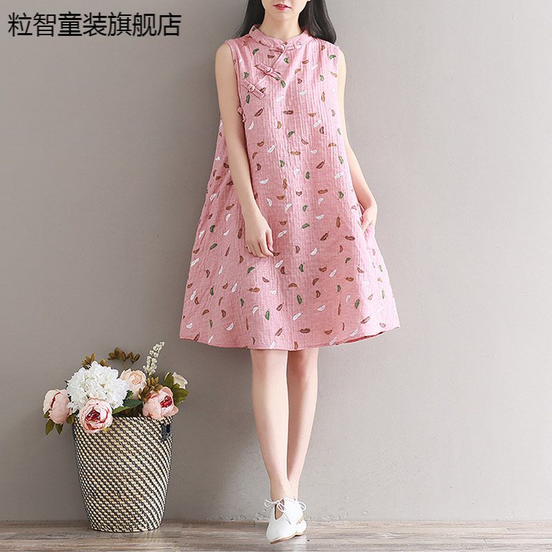 童裙子初中女生12-15岁甜美学生少女装13大童女装旗袍连衣裙16高中生1
