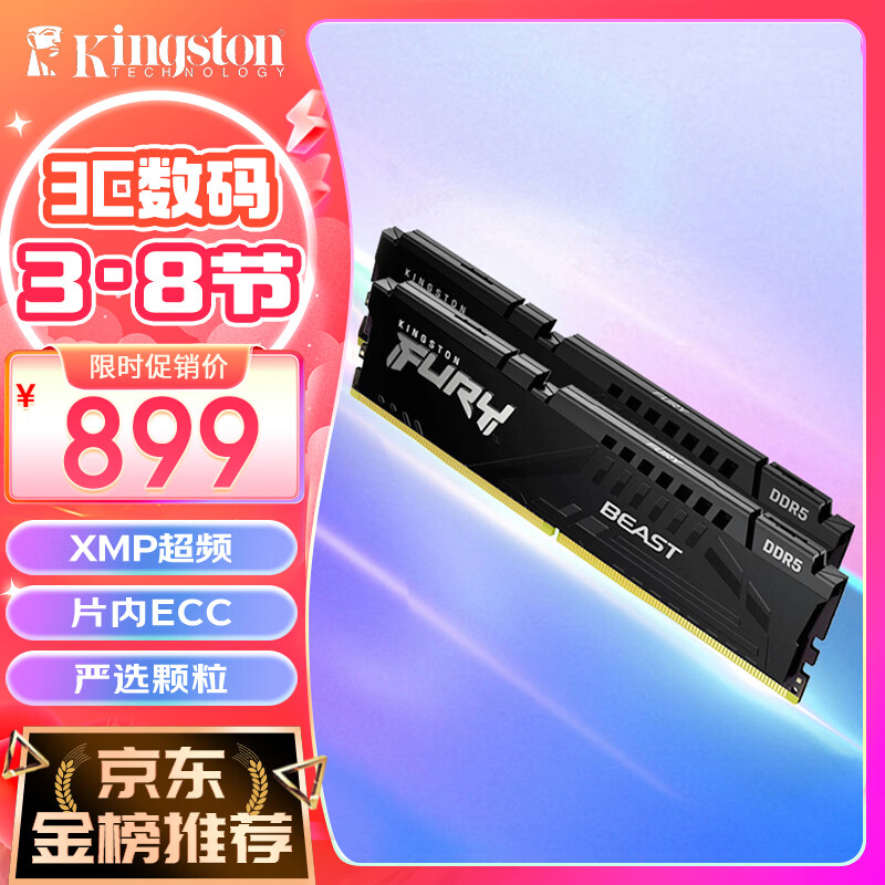 金士顿 (Kingston) FURY 32GB(16G×2)套装 DDR5 6000 台式机内存条 Beast野兽系列 骇客神条属于什么档次？