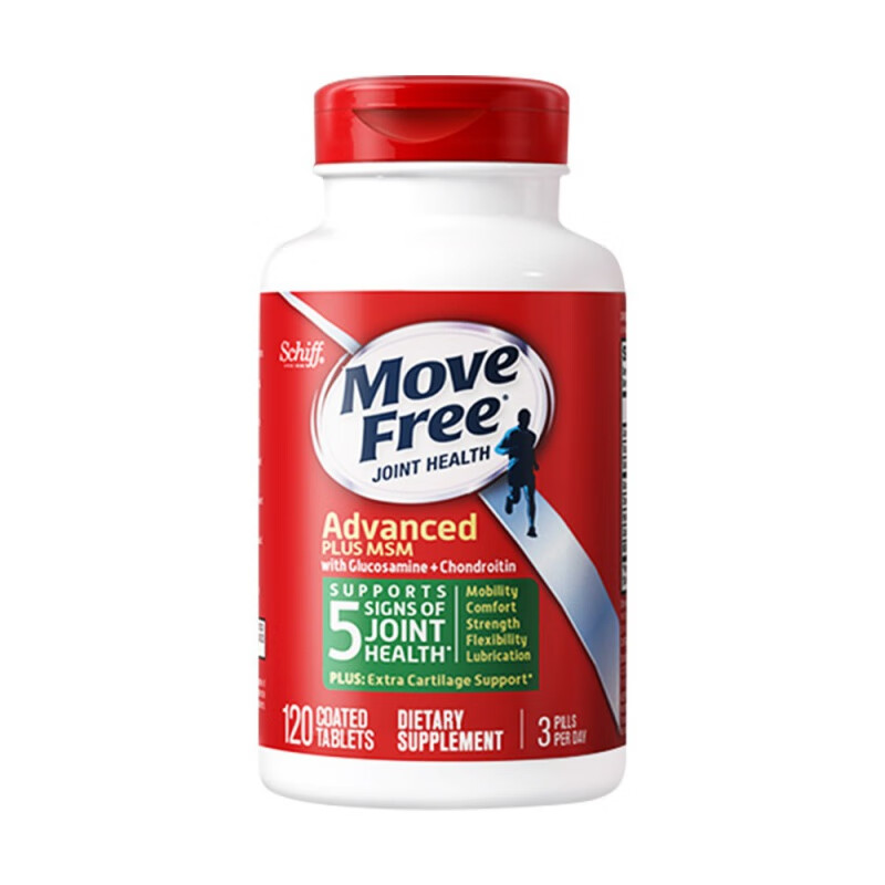 movefree氨糖软骨素美国原装进口维骨力绿瓶益节骨维力中老年关节