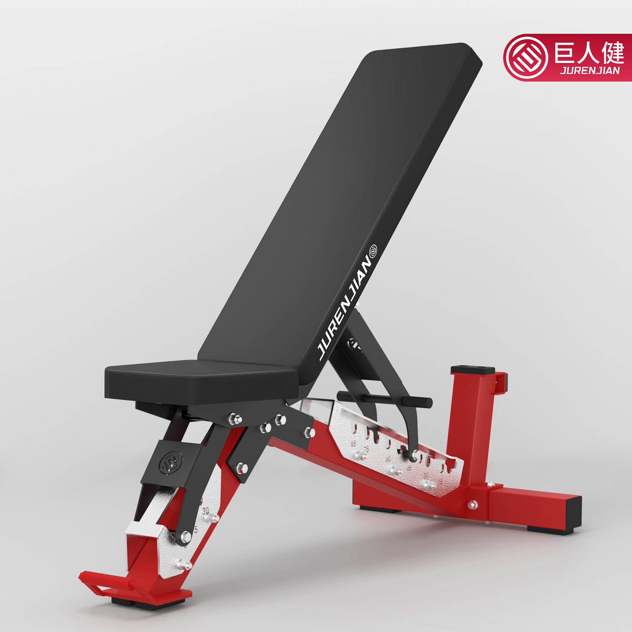 励阳哑铃凳商用多功能健身椅子专业级健身房飞鸟卧推凳杠铃家用可调凳