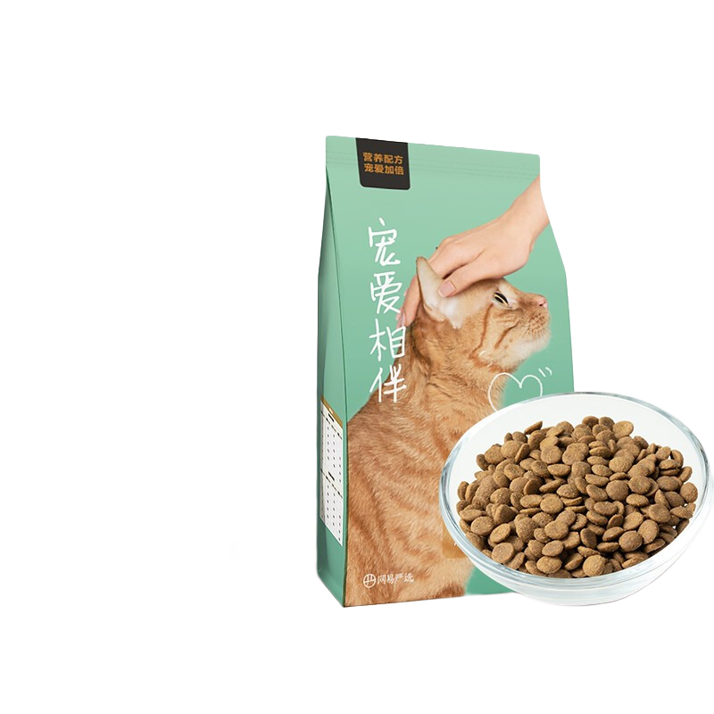 网易严选猫粮 【公益系列】宠爱相伴全阶段猫粮 优质蛋白质增加体质 公益猫粮1袋共1.8kg