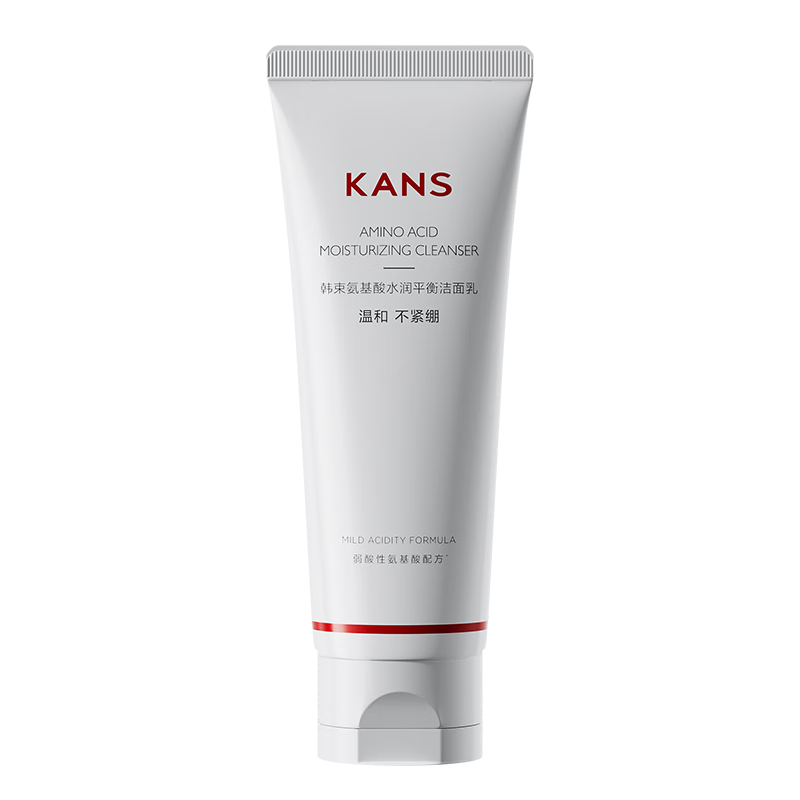韩束（KanS） 洗面奶深层洁净补水保湿洁面滋养润肤男女学生 氨基酸水润平衡洁面乳100g