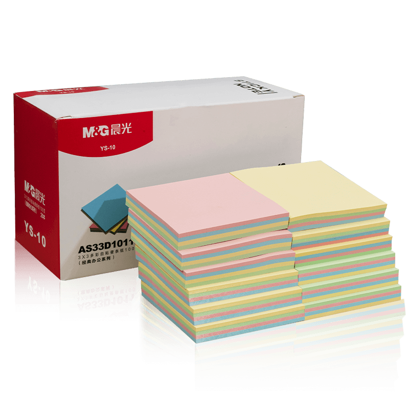 ���⣨M&G���ľ�2000��4ɫ������ ճ�Ա�ǩֽ������ 76*76mm��������������ǩ����20��YS-10 142.35Ԫ��5��(��28.47Ԫ/��)