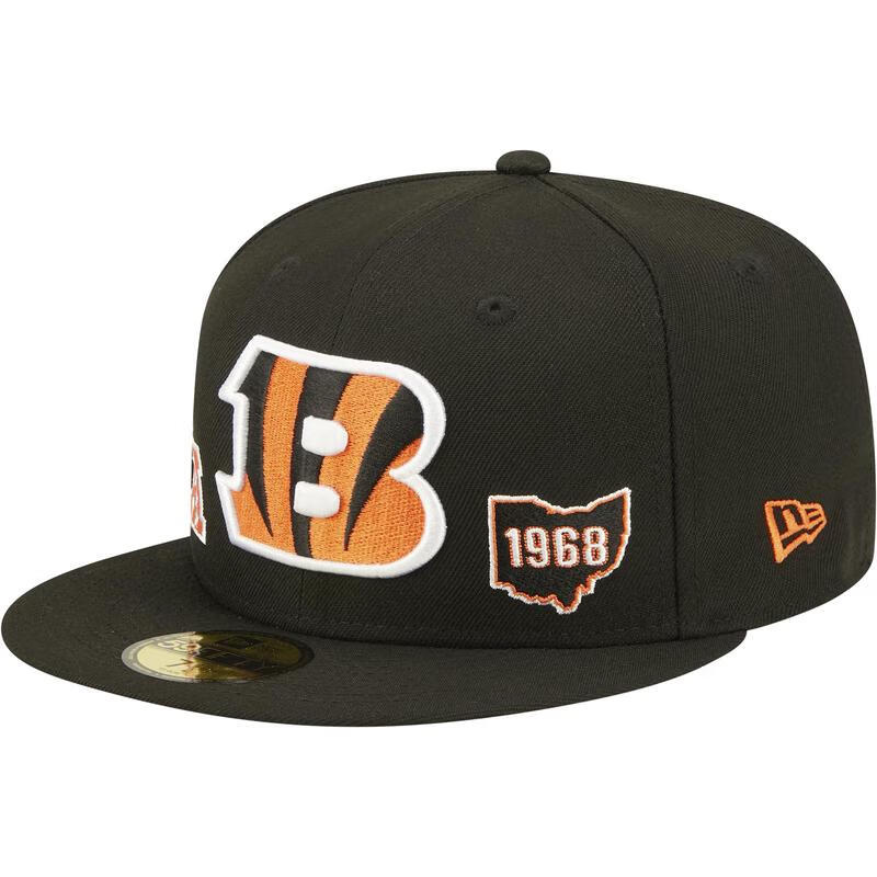 NEW ERA帽子时尚经典男户外百搭棒球帽休闲春新款经典遮阳帽 Black/Orange