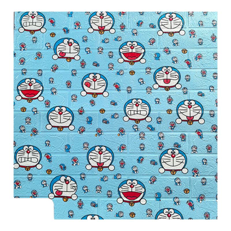 ����a��ǽ��ֽ��ͨǽֽ��ճ���ҷ�ˮ������ײǽ��ֽ��Ů�����ͯ ��ͨ����EVA��ֽ ����è(10Ƭװ) 70cm*77cm