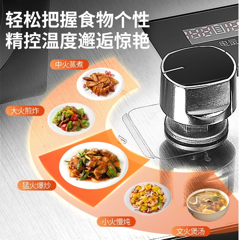 妍太太德国【600x310小开孔尺寸】燃气灶天然气灶煤气灶双灶590x310mm小开孔小面板燃气灶不锈钢猛火灶 【款式236】小开孔款 双文火/钢化玻璃款 特价款 液化气