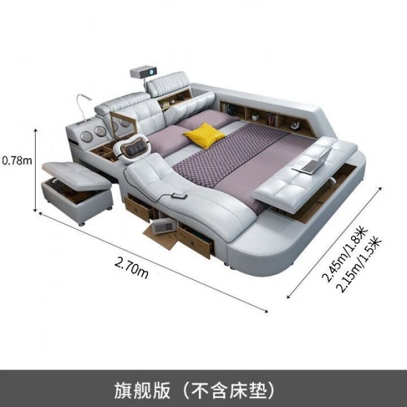 5*2米裸床(不含床垫)