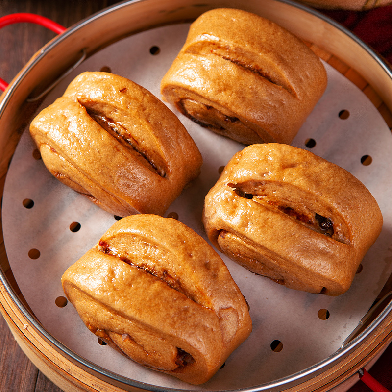 手撕爆浆红糖馒头手工老面点包子早餐食品女生儿童营养冷速冻半成 375