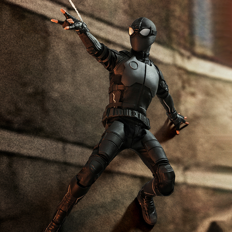 hot toys 蜘蛛侠(潜行服)普通版/豪华版 1:6比例珍藏人偶 蜘蛛侠(潜行