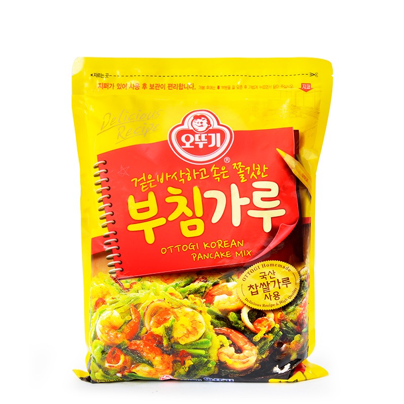 不倒翁韩国进口 不倒翁奥多吉 煎饼粉1kg 韩式料理泡菜饼 韩餐烘焙面粉