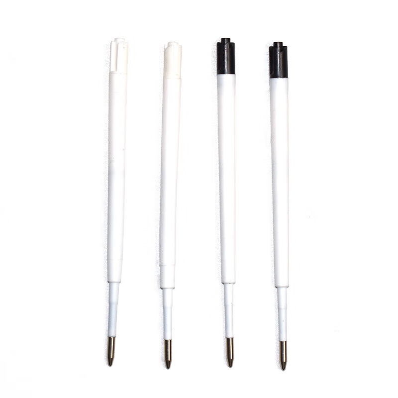 萌念按动圆珠笔芯塑料黑色派克g2笔芯424圆珠笔芯长度9.8cm的 蓝色