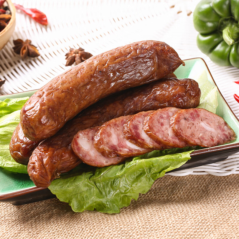 朗小贝哈尔滨红肠东北特产俄罗斯蒜香儿童肠香肠肉肠即熟食零食小吃