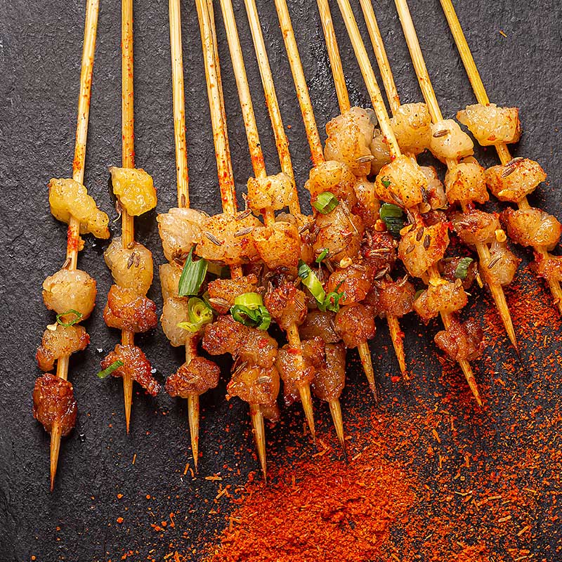 北极滩牛油串串20小串烧烤食材半成品户外家用新鲜烧烤材料