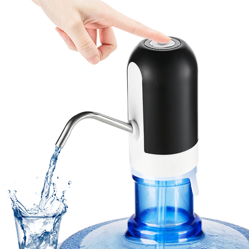 矿泉水桶装水抽水器电动饮水机饮用水桶压水器吸水器自动压水器 KT012黑白随机发
