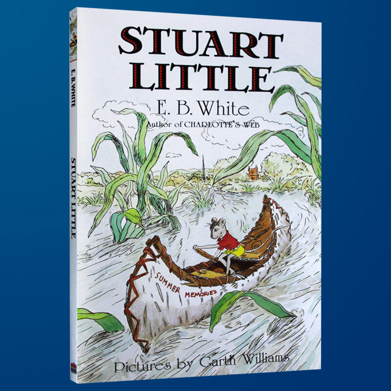 英文原版 精灵鼠小弟 夏洛的网eb怀特三部曲 stuart little 童话故事