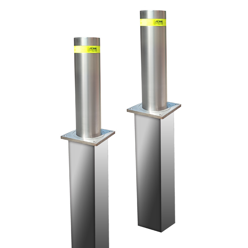 jc锦诚手提式升降路桩不锈钢手动升降柱伸缩示柱挡车地桩防撞柱 规格