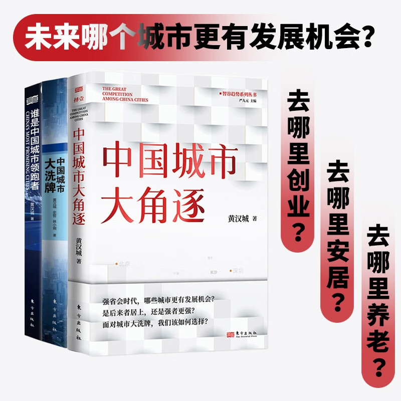 中国城市经济发展三部曲全3册中国城市大角