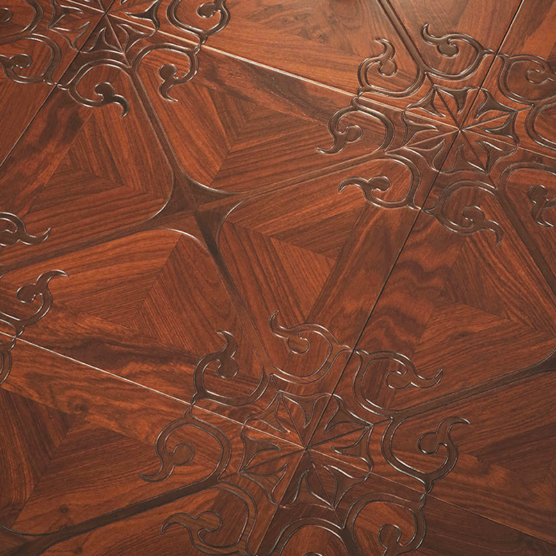 多米阳光（DomiShine）多层实木复合地板柚木亚花梨拼花木地板家用地暖环保15mm 锦绣前程-定制款