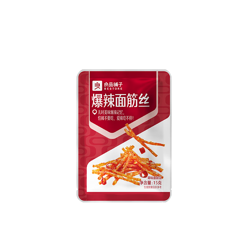 良品铺子大刀素肉 素小烧辣条 儿时宅家追剧办公室下午茶休闲小零食 爆辣面筋丝15g*5袋 .怎么看?
