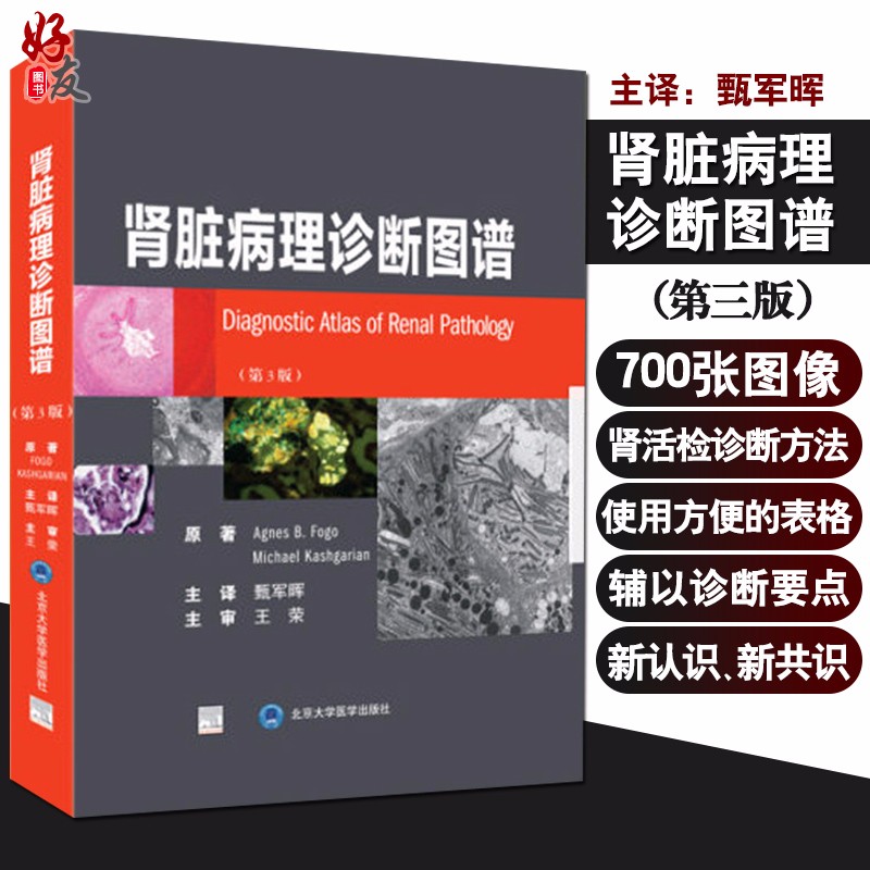 图谱(第3版)用于诊断肾脏疾病的实用参考书 原发性肾小球疾病 甄军晖