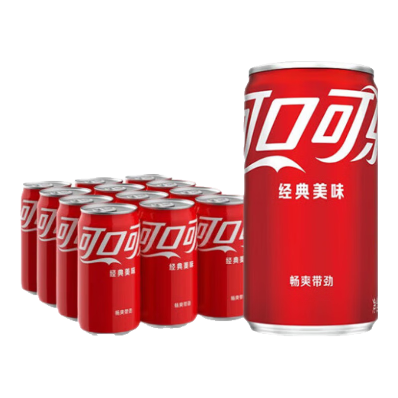 Coca-Cola 可口可乐 汽水 200ml*12听 英雄联盟经典摩登罐