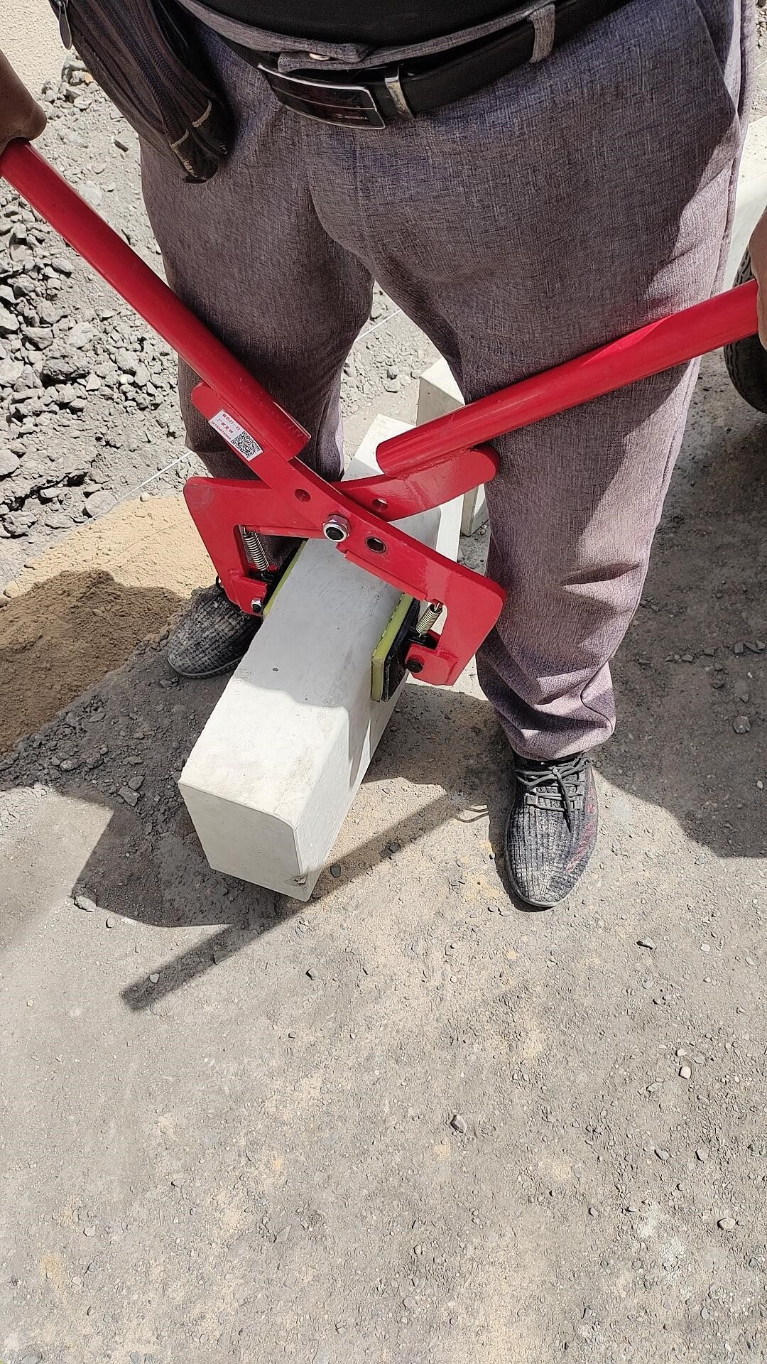 荧阙路沿石夹子路沿石夹具双人抬夹具大理石板夹路边石夹 手抬式开口6