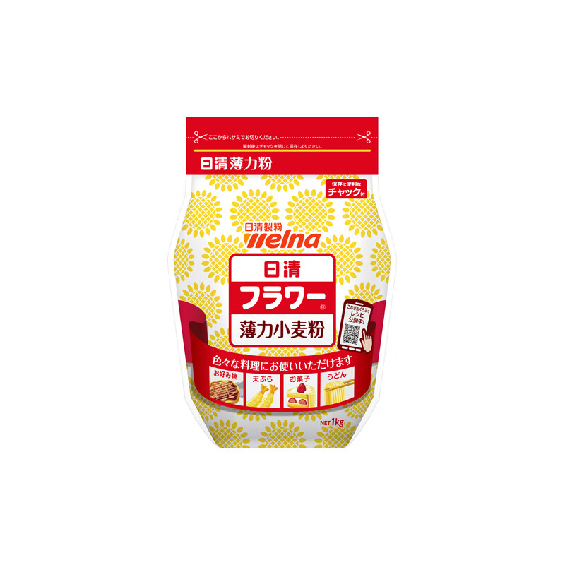 日清(nissin)日本进口 日清特选薄力中力强力小麦粉紫罗兰低筋粉烘焙