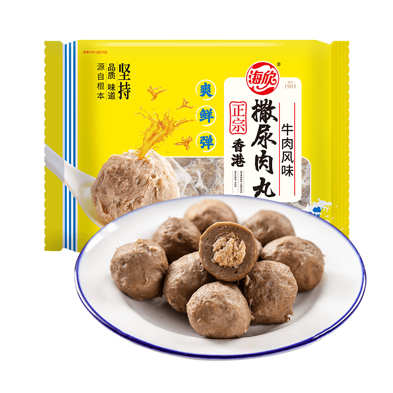 HAIXIN 海欣 香港撒尿肉丸 牛肉风味 500g