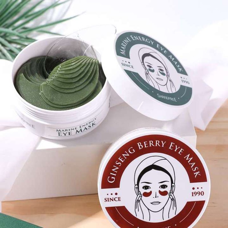 香蒲丽(shangpree)眼膜淡化细纹紧致提拉抗皱纹 绿公主贴 红参果60贴
