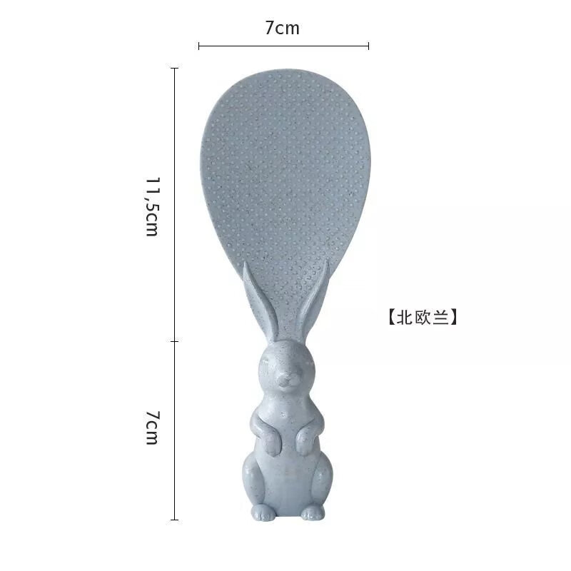 【网红款】小兔子饭勺可站立家用饭勺电饭煲锅不粘米饭勺创意饭铲