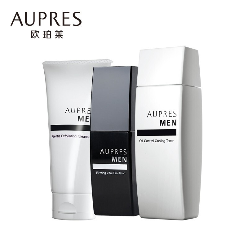 欧珀莱(aupres)俊士男士水乳套装 补水净爽深层清洁滋润肌肤缓解皮肤