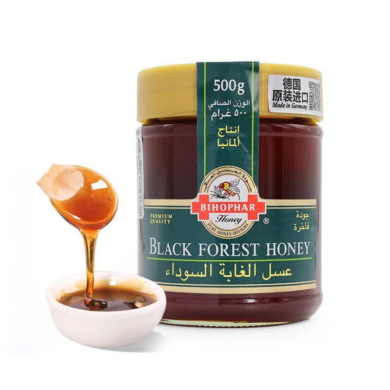 碧欧坊（Bihophar）黑森林蜂蜜 500g （德国原装进口）