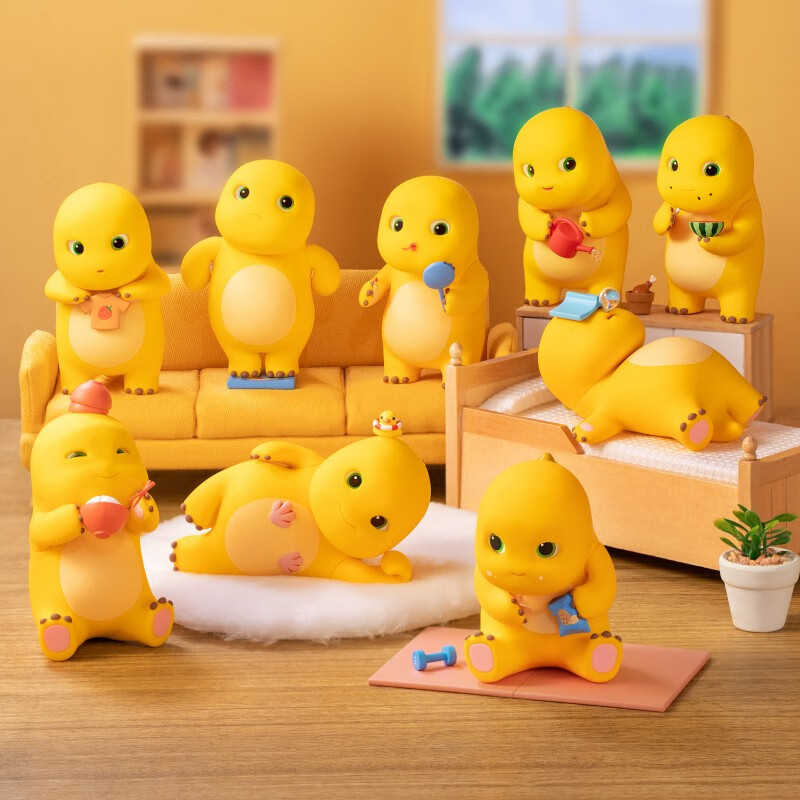 vef【x11现货】奶龙日常系列盲盒 个性可爱公仔手办桌面摆件礼物玩具