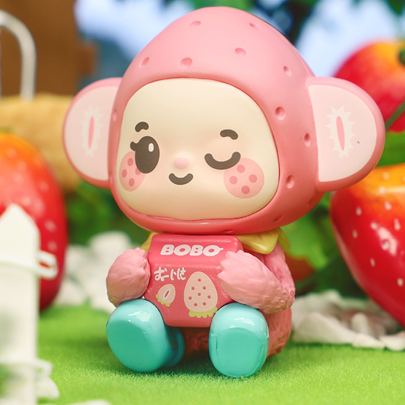 盲集漫奇啵啵奇异果园盲盒手办桌面摆件玩具摆件生日礼物 漫奇啵啵