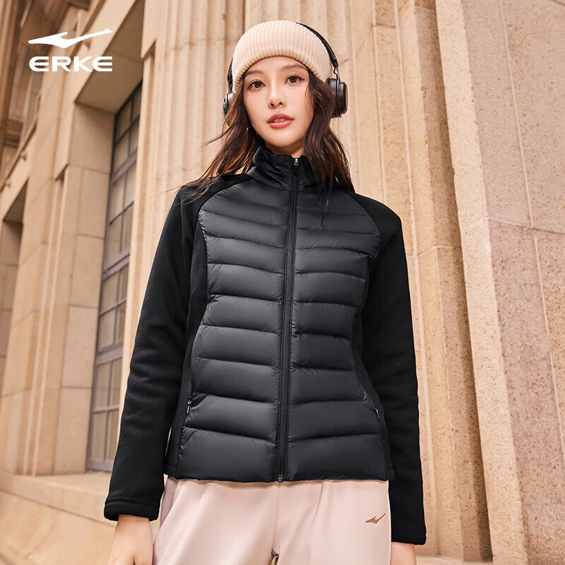 领绻 清仓 速度  119元鸿星尔克防风羽绒服 - 折送网