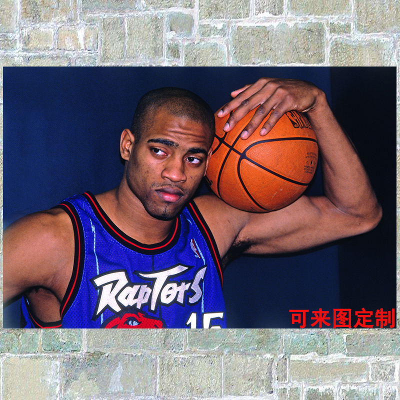 狼天影 文斯卡特海报墙贴墙纸球星卧室大学生宿舍装饰自粘墙画周边