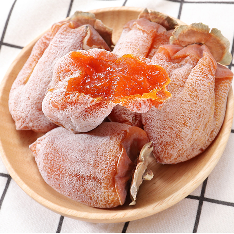 千园九味2025年陕西富平柿饼农家柿饼独立小包装霜降柿饼农家流心吊柿 2斤中果年货礼盒【净重1.6斤】