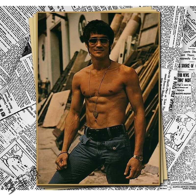 3906李小龙 51x36厘米