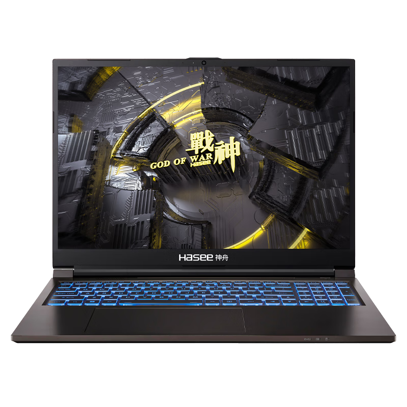 Hasee 神舟 战神 TX8R7 16.0英寸 十三代酷睿版 游戏本 黑色（酷睿i7-13700HX、RTX 4060 8G、16GB、512GB SSD、2.5K、IPS、165Hz）