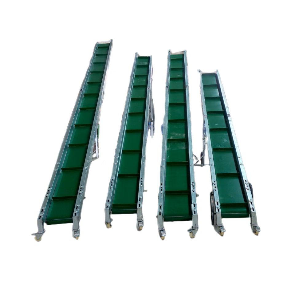 惠利得传送带家用小型皮带输送机玉米棒子爬坡输送带颗粒散料裙边输送