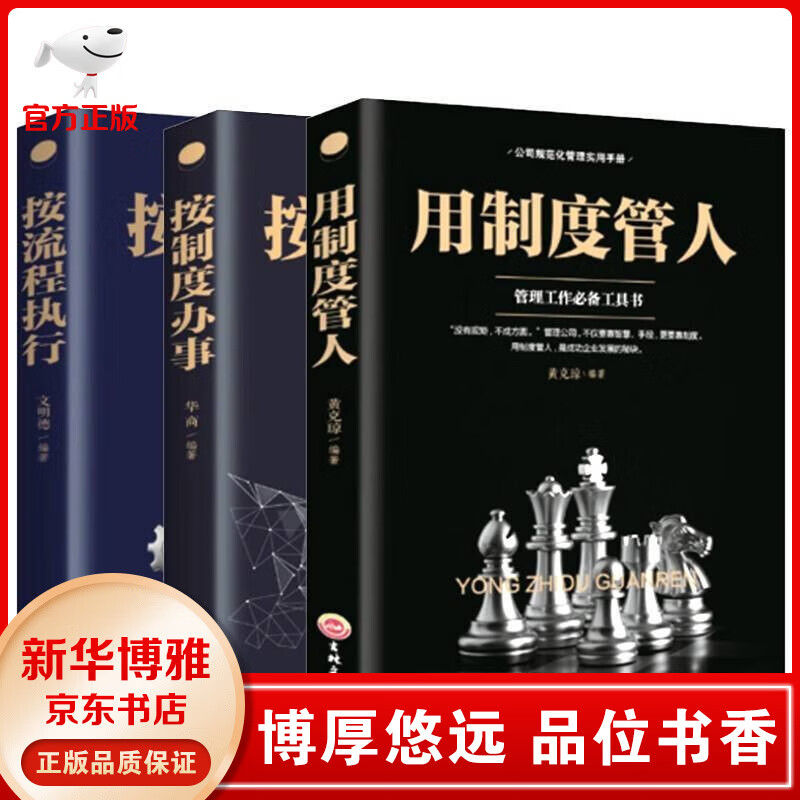 用制度管人+按制度办事+按流程执行全套3