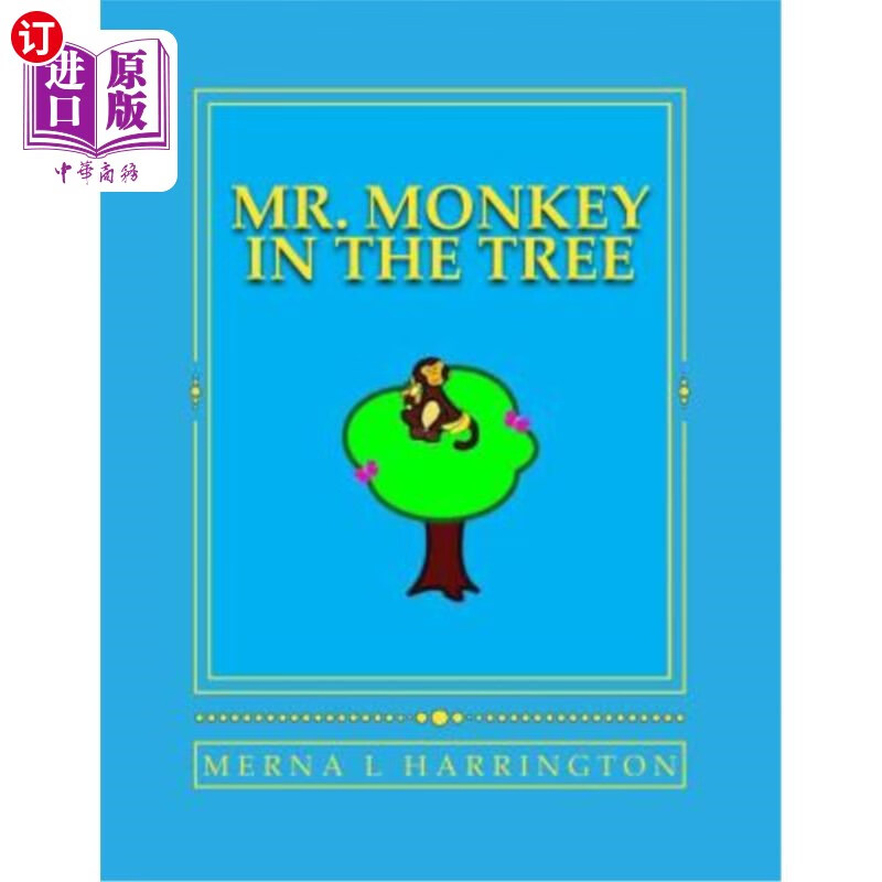 海外直订mr. monkey in the tree 树上的猴子先生