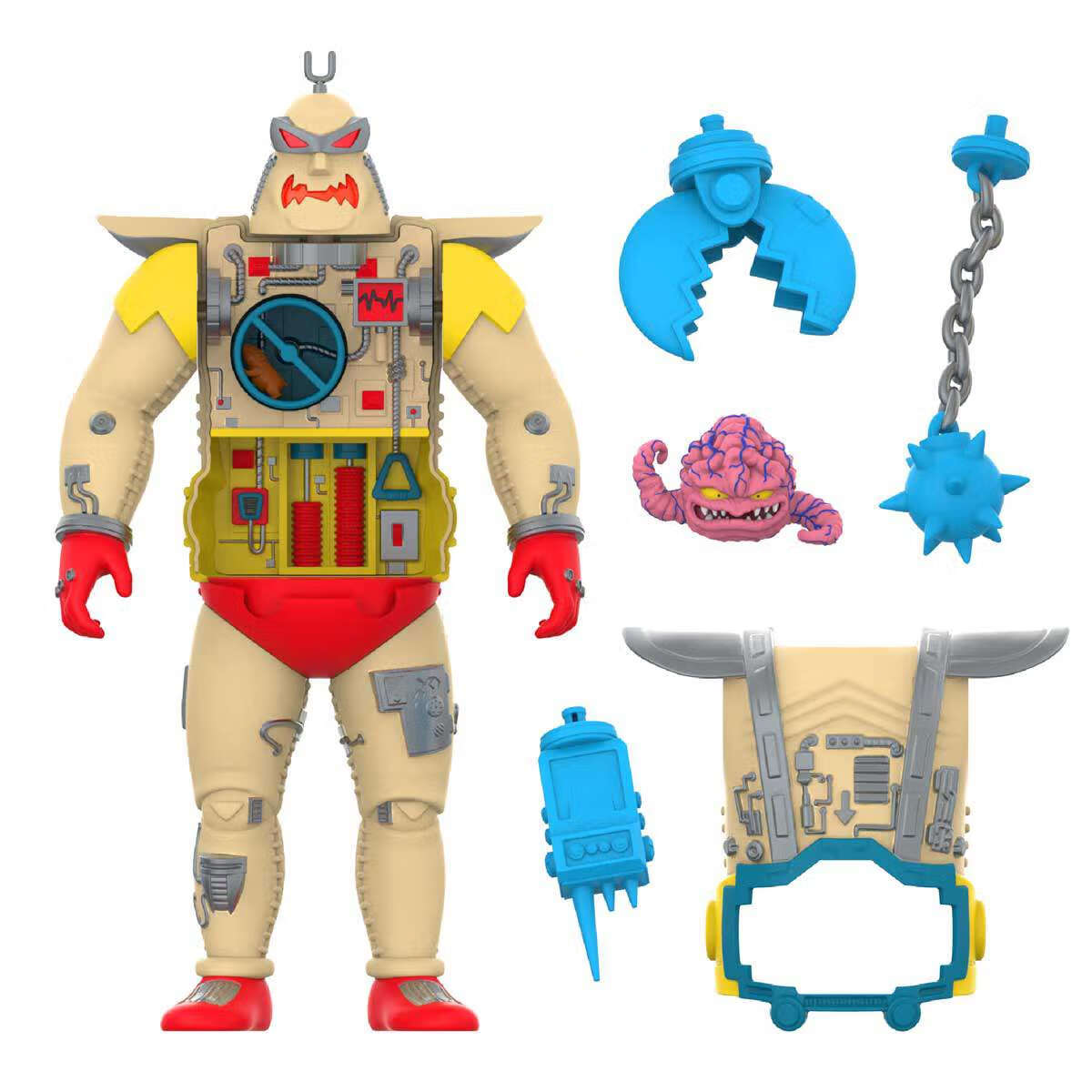 super7 s7 忍者神龟 tmnt super cyborg 朗格 克朗 27cm人偶